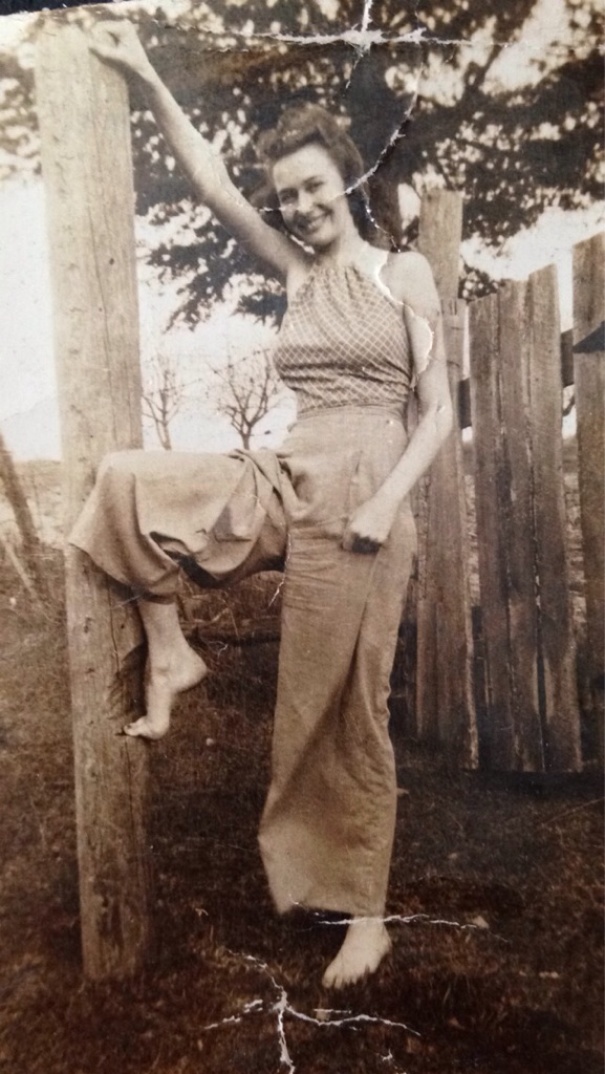 My Grandma Circa 1938. Grandpa Carried This Picture In His Field Book During WW2