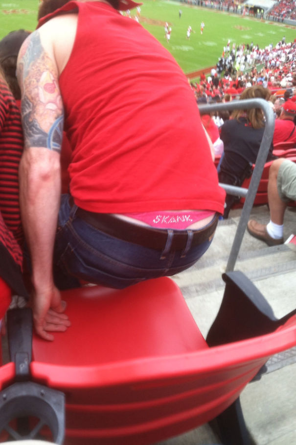 Boyfriend Sent Me This From Our Seats (Season Ticket Holders) During The NC SU/Syracuse Game Telling Me I Was "Missing It"