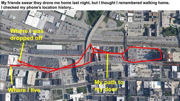 After A Night Of Drinking My Friends Dropped Me Off At My Place