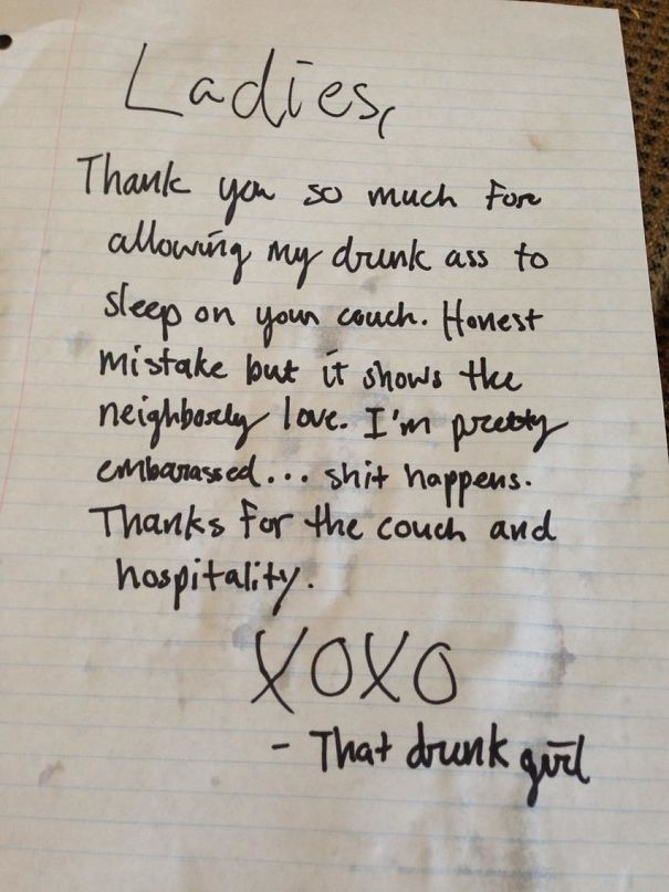 Woke Up To A Random Girl On The Couch Who Apparently Wandered Into The Wrong House