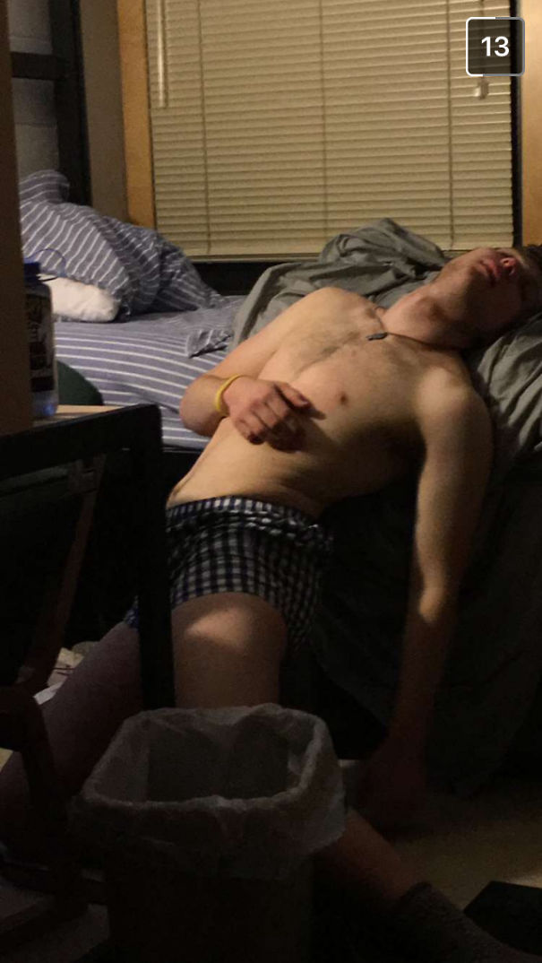 My Drunk Friend Looks Like He Died For Our Sins