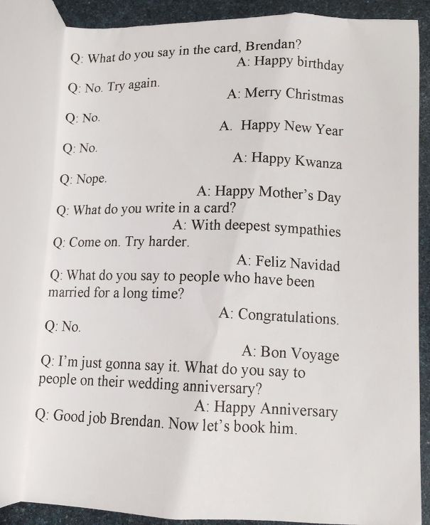 My Husband Made Me This Anniversary Card