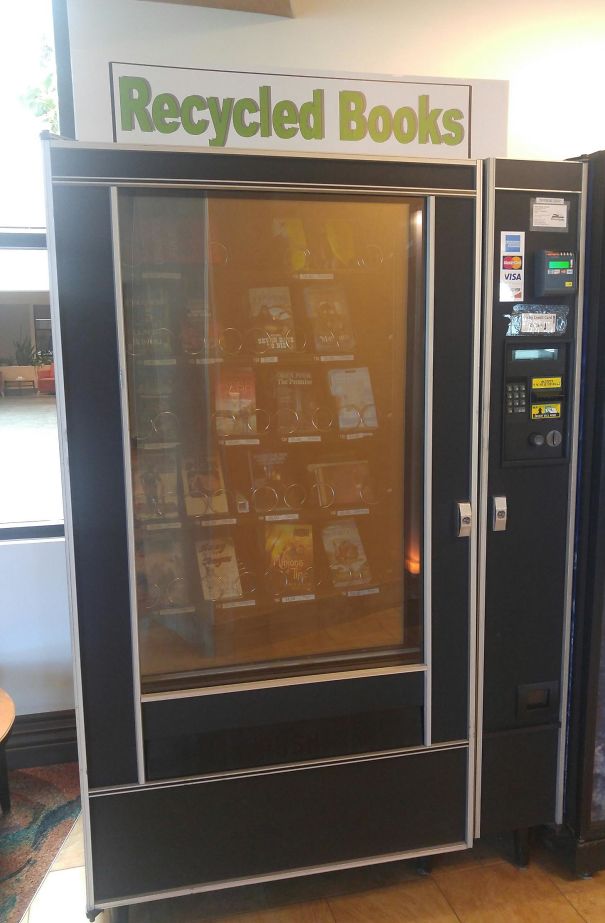 My Local Airport Has A Vending Machine For Used Books