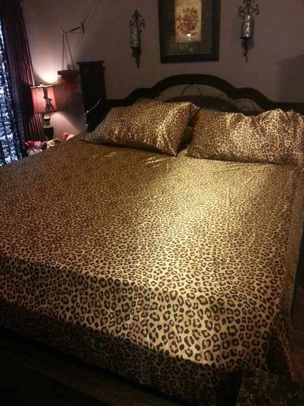 Before My Wife Went Out Of Town She Asked Me To Buy New Sheets, " Nothing Gaudy"
