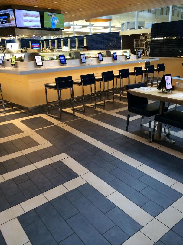 Minneapolis Airport Stepping Their Game Up. An iPad At Every Single Seat To Order