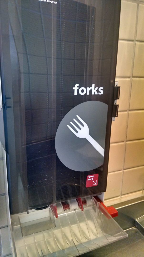 Push Button. Receive Fork (Newark Airport)
