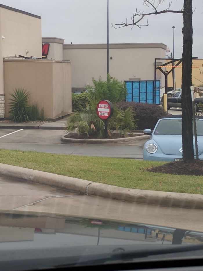 I've Been Conditioned To Recognize This As "Do Not"