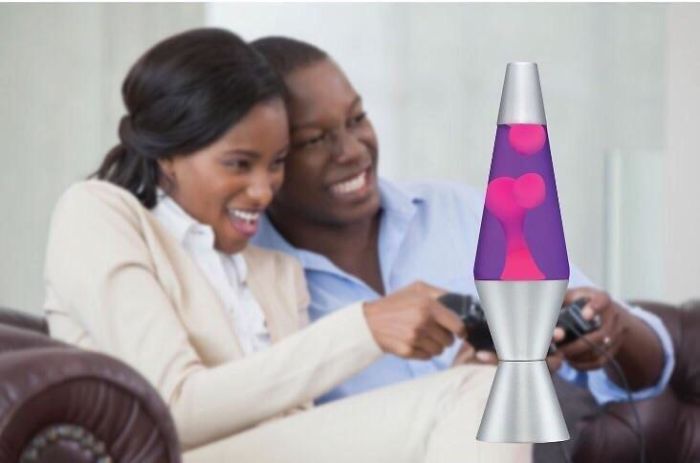 This Is A Photo On Amazon Advertising The Lava Lamp