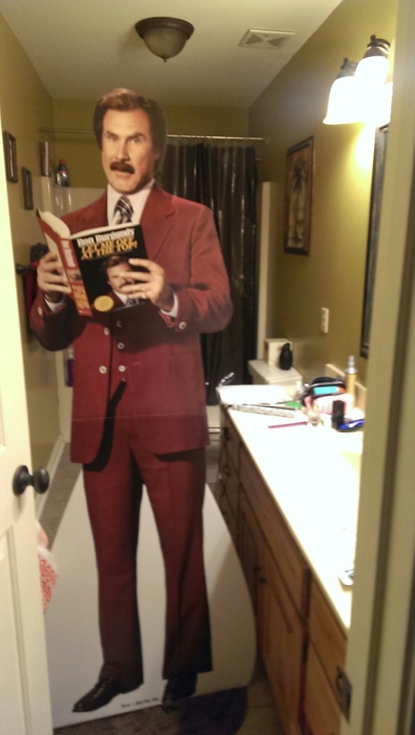 Left A Surprise In The Bathroom For My Girlfriend