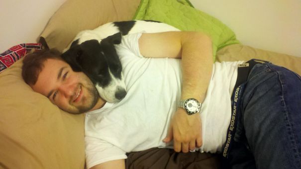 When My Girlfriend First Got Her Dog He Was Scared Of Me. I Think He Is Starting To Like Me Now