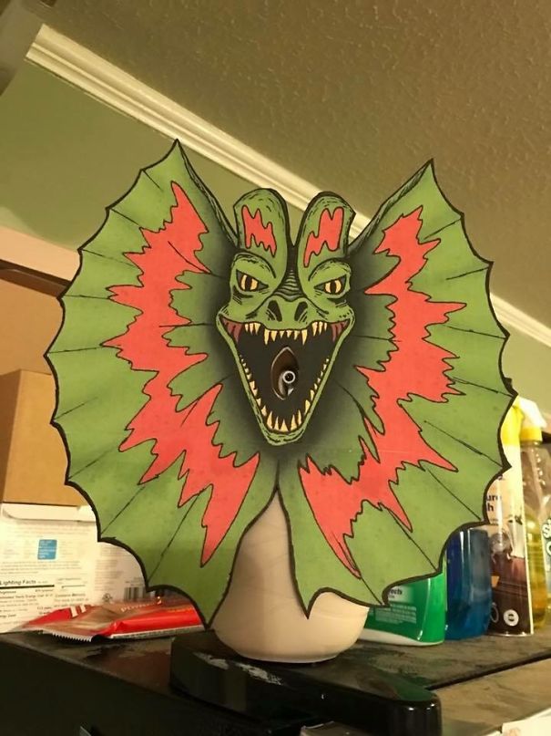 Printed And Attached To Wife's Spraying Air Freshener While She Wasn't Home. Spits Acid Every 30 Minutes