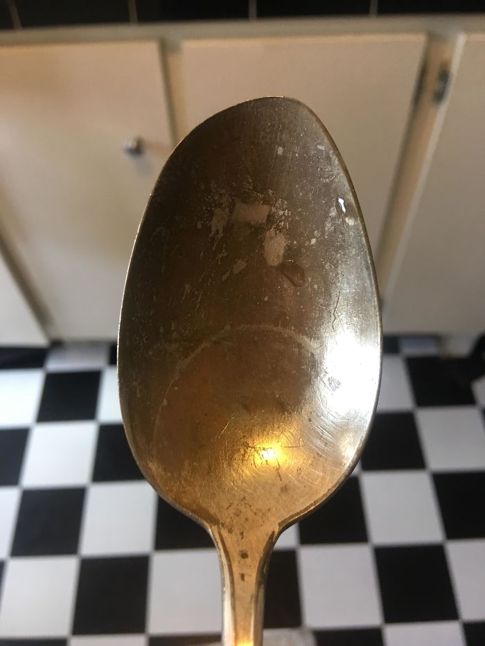 This Spoon Worn Down By Years Of Right Handed Eating