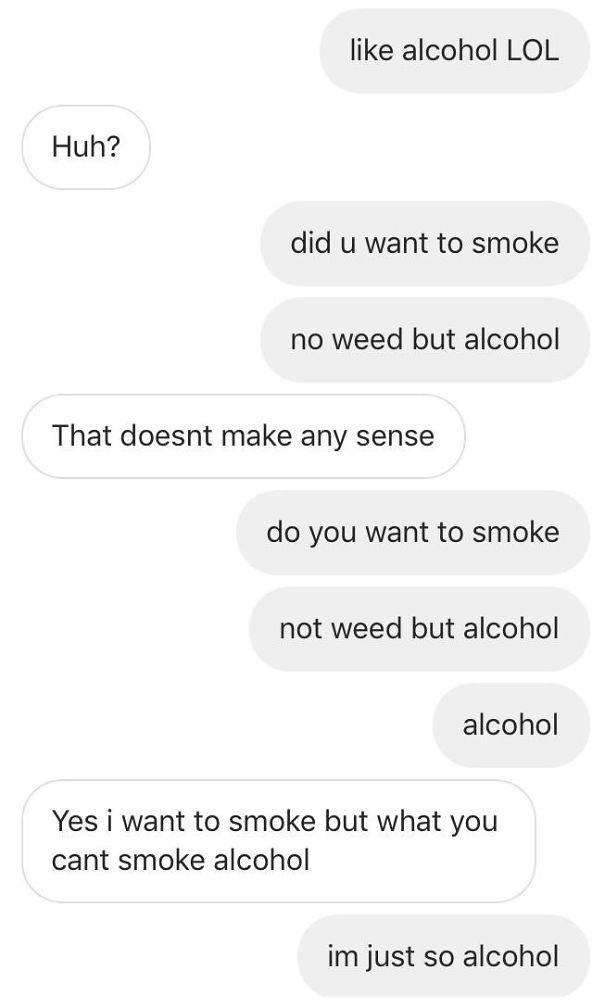 Going Through My Messages After A Night Of Drinking