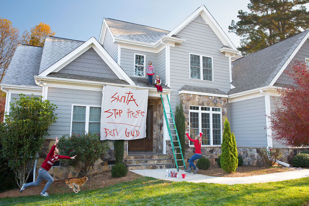 I Try To Capture The Essence Of Raising Two Boys In Our Christmas Cards. Here Is My 2016 Card