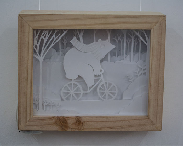 I Made Paper Dioramas Inspired By Nature And Animals