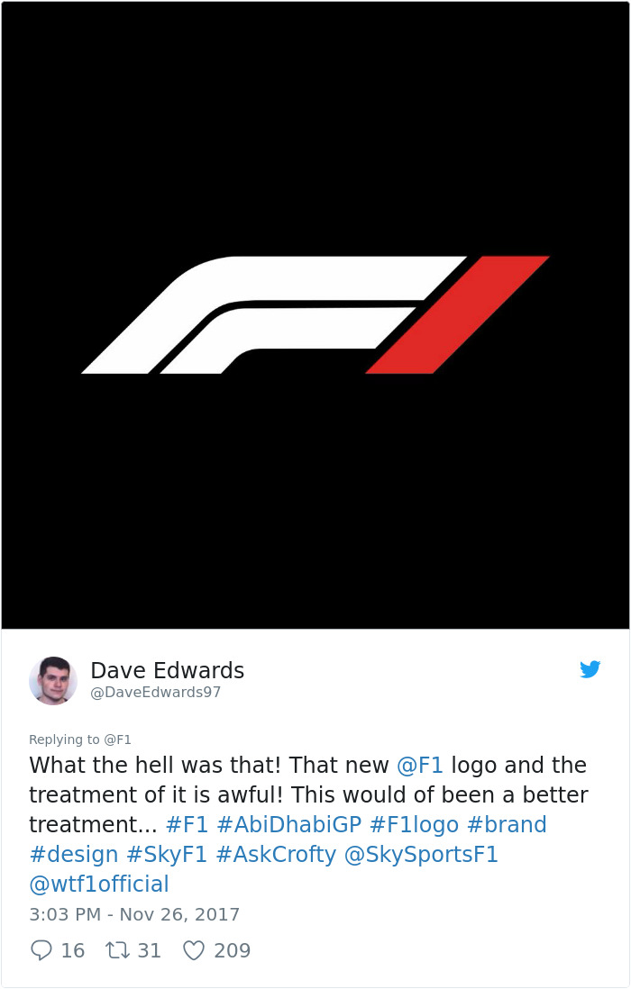 Formula 1 Changes Their 24-Year-Old Logo, Probably Doesn't Expect Reaction Like This Formula 1 Changes Their 24-Year-Old Logo, Probably Doesn't Expect Reaction Like This