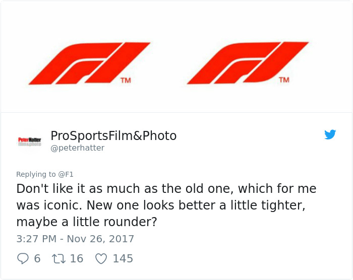 Formula 1 Changes Their 24-Year-Old Logo, Probably Doesn't Expect Reaction Like This Formula 1 Changes Their 24-Year-Old Logo, Probably Doesn't Expect Reaction Like This