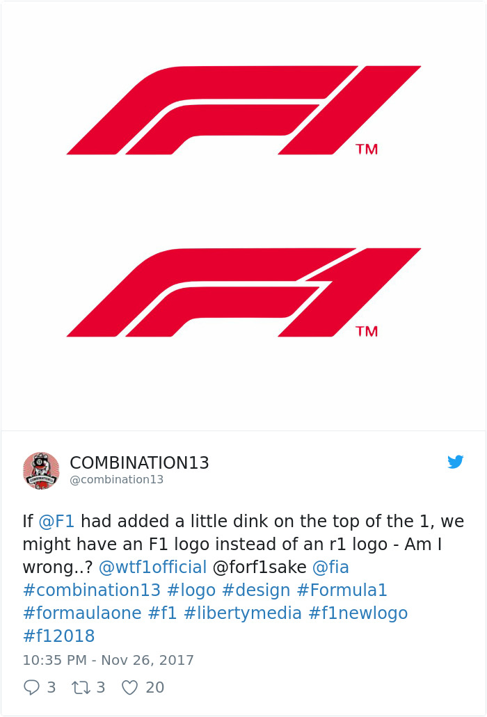 Formula 1 Changes Their 24-Year-Old Logo, Probably Doesn't Expect Reaction Like This Formula 1 Changes Their 24-Year-Old Logo, Probably Doesn't Expect Reaction Like This