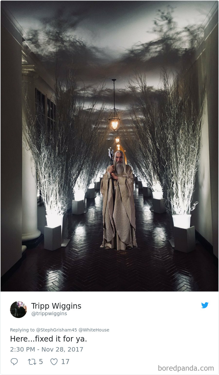 White House Christmas Decorations