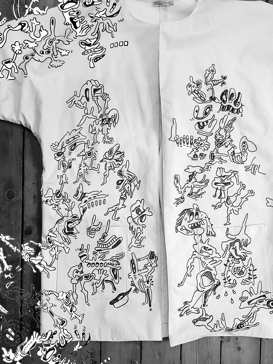 After Drawing On All The Walls Of My House, I Am Now Doodling On All My Clothes And Shoes After Drawing On All The Walls Of My House, I Am Now Doodling On All My Clothes And Shoes