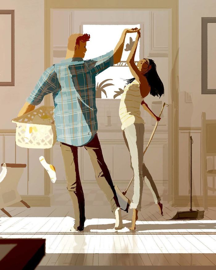 Husband Illustrates Everyday Life With His Wife, Proves Love Is In The Little Things