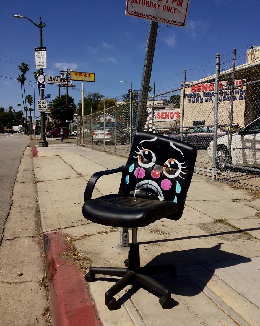 Sad Chair...broken And Unwanted...