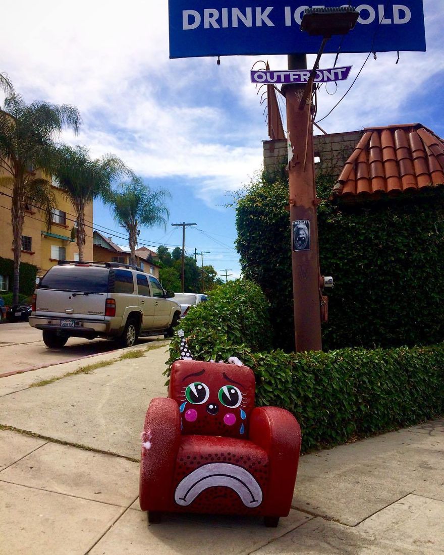 Sad Chair...torn To Ribbons...torn To Shit...