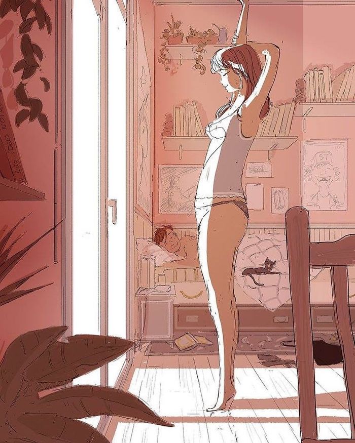 Husband Illustrates Everyday Life With His Wife, Proves Love Is In The Little Things Husband Illustrates Everyday Life With His Wife, Proves Love Is In The Little Things
