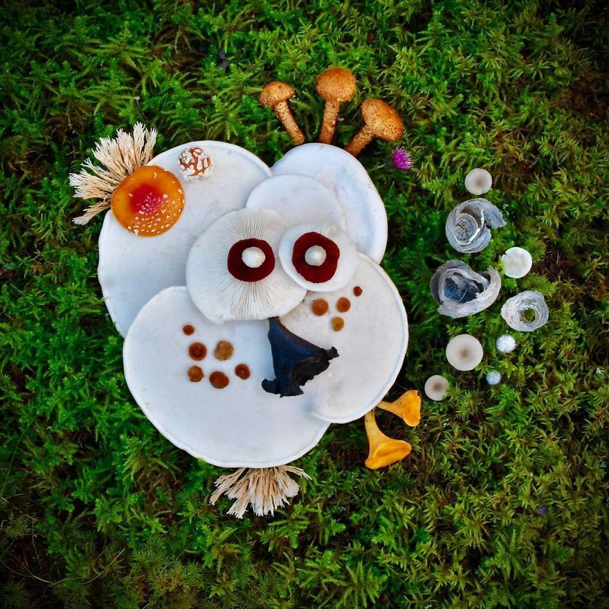This One I Left Next To A Popular Nature Path. It Would Be Fun To Know What The Bypassers Thought When Bumping Into It... 😄🍄
.