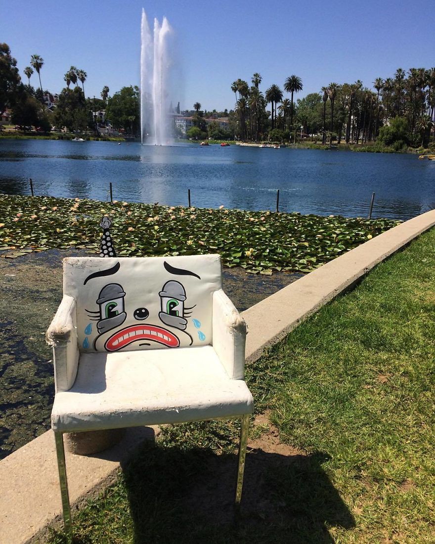Sad Chair...sits All Alone At The Park...