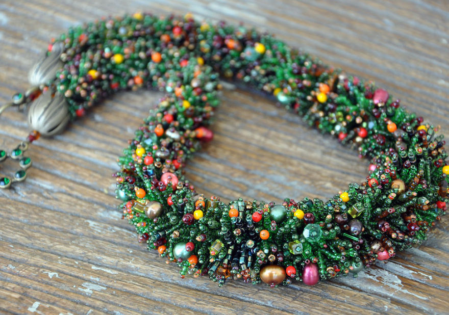 Beaded Coral Reefs And Meadows: Creative Jewelry By Elizaveta Sorensen Beaded Coral Reefs And Meadows: Creative Jewelry By Elizaveta Sorensen