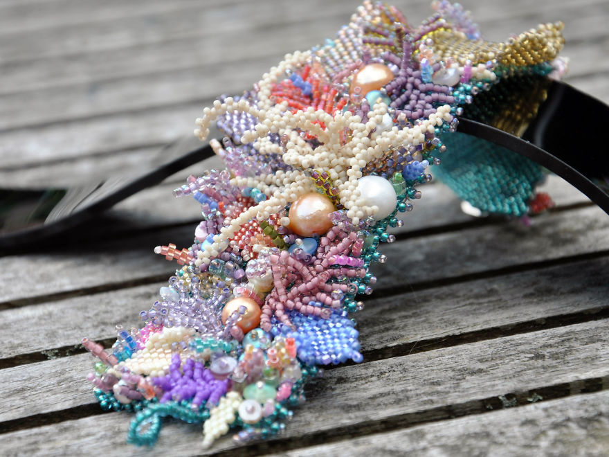 Beaded Coral Reefs And Meadows: Creative Jewelry By Elizaveta Sorensen Beaded Coral Reefs And Meadows: Creative Jewelry By Elizaveta Sorensen