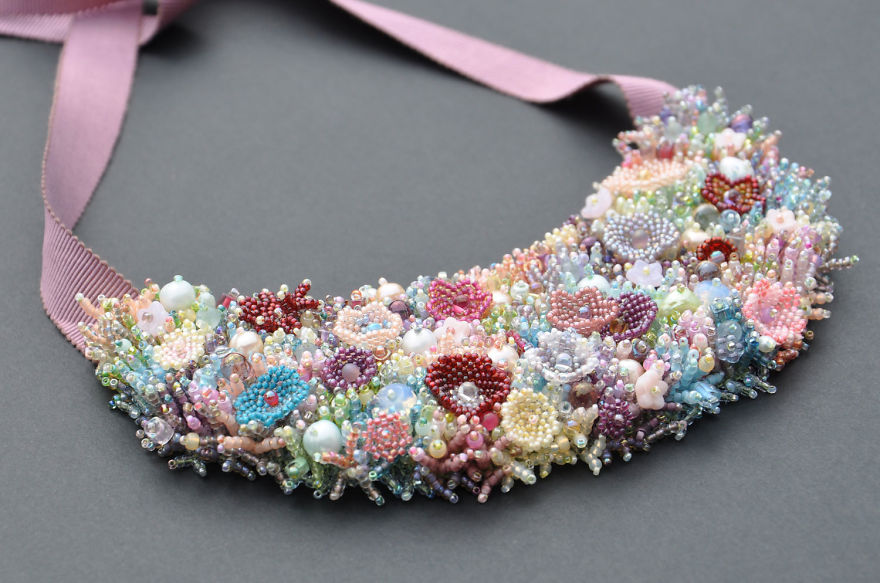 Beaded Coral Reefs And Meadows: Creative Jewelry By Elizaveta Sorensen Beaded Coral Reefs And Meadows: Creative Jewelry By Elizaveta Sorensen