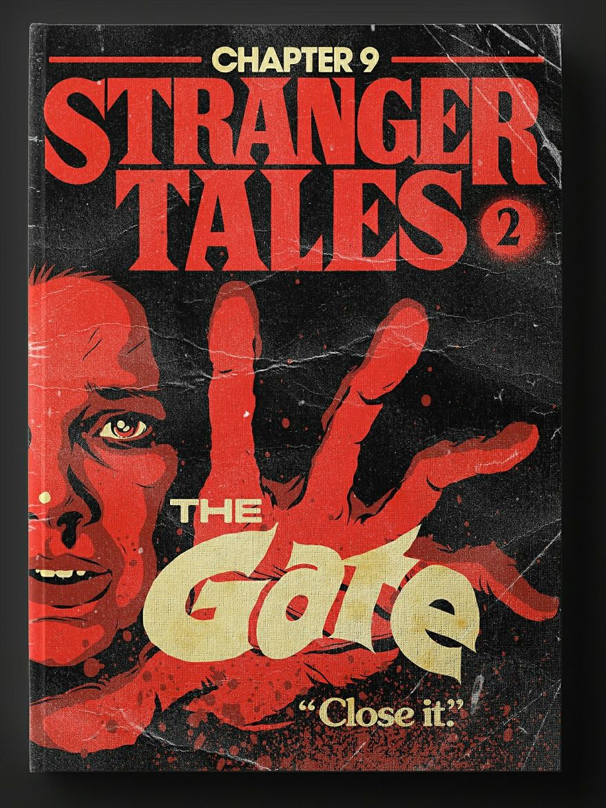 Brazilian Artist Turns Stranger Things Episodes Into 80's Printed Novels
