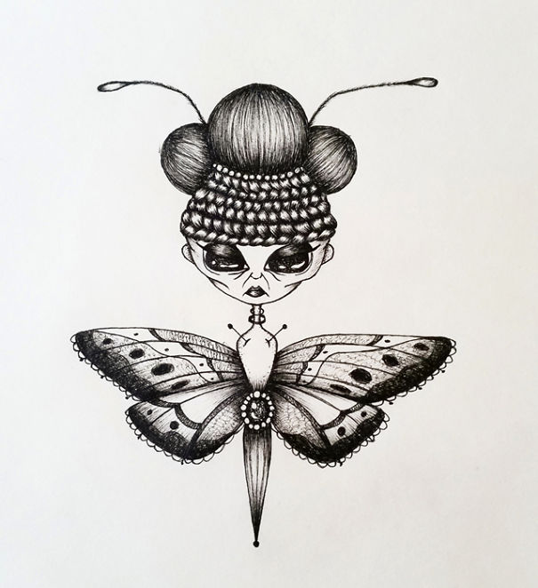 Creepy Surreal Inks That I Create