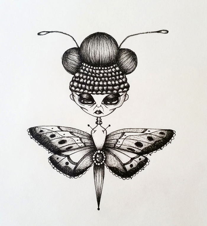 Creepy Surreal Inks That I Create