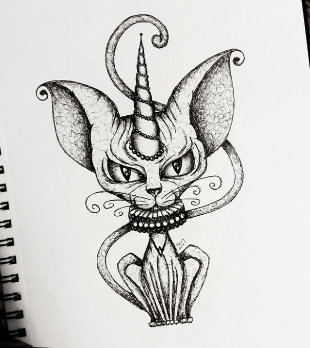 Creepy Surreal Inks That I Create