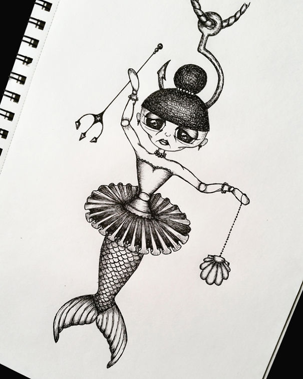 Creepy Surreal Inks That I Create