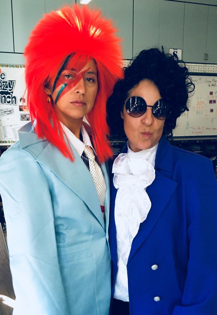 We, 3rd Grade Teachers, As David Bowie And Prince