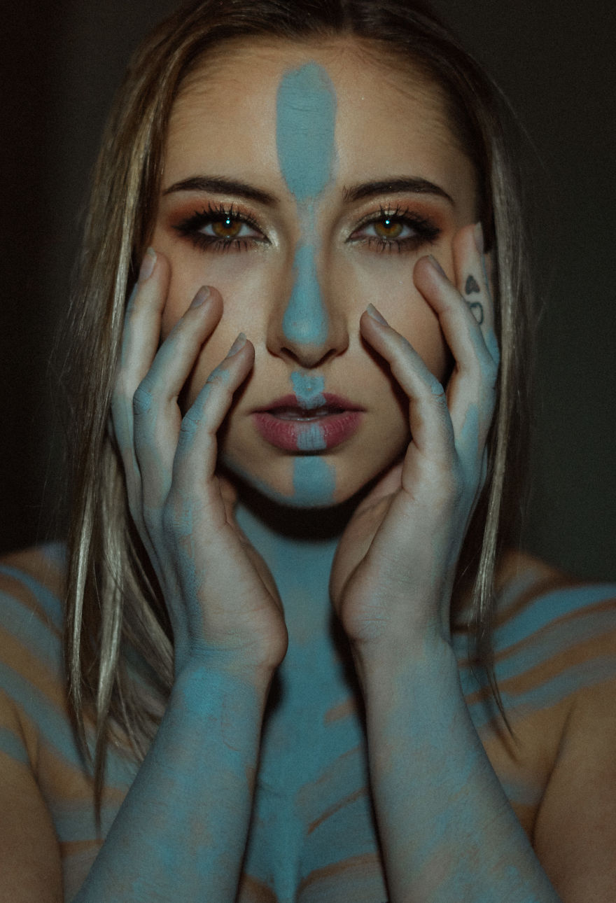 Photographer Combines Paint And Portrait Photography Like No One Else Ever Has