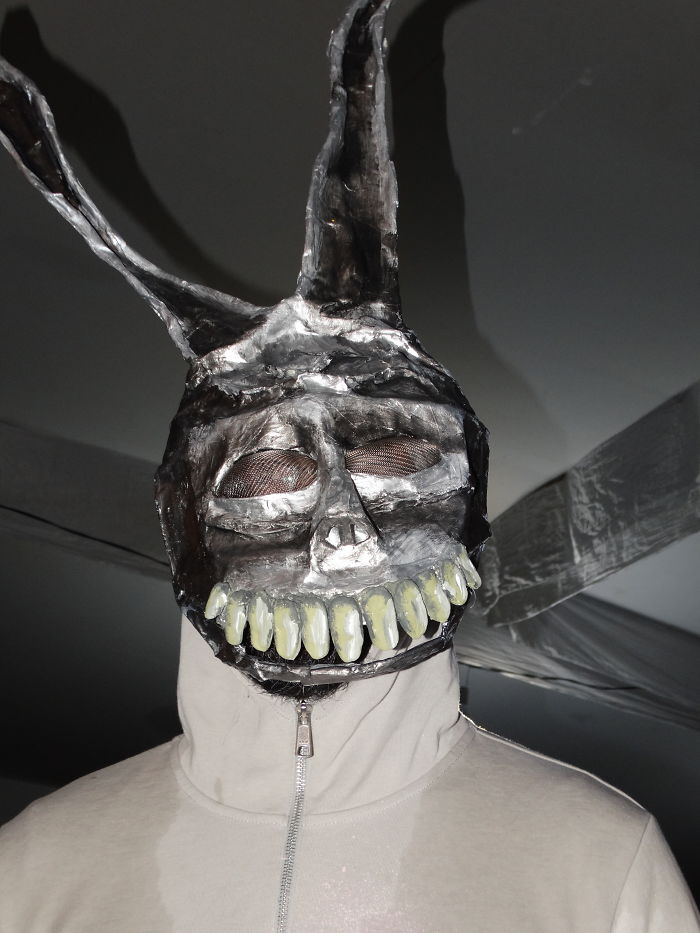 My Dad Went As Frank From Donnie Darko