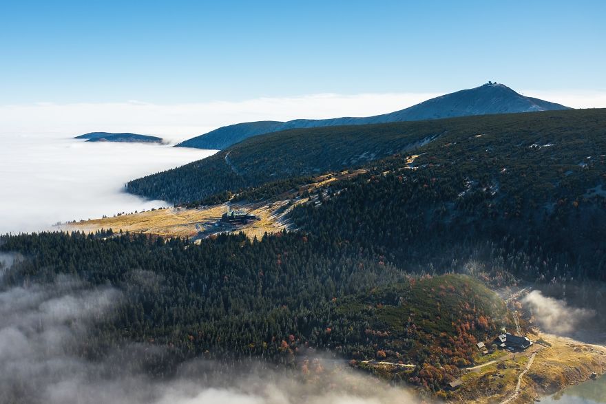 Incredible Temperature Inversion In The Karkonosze Mountains