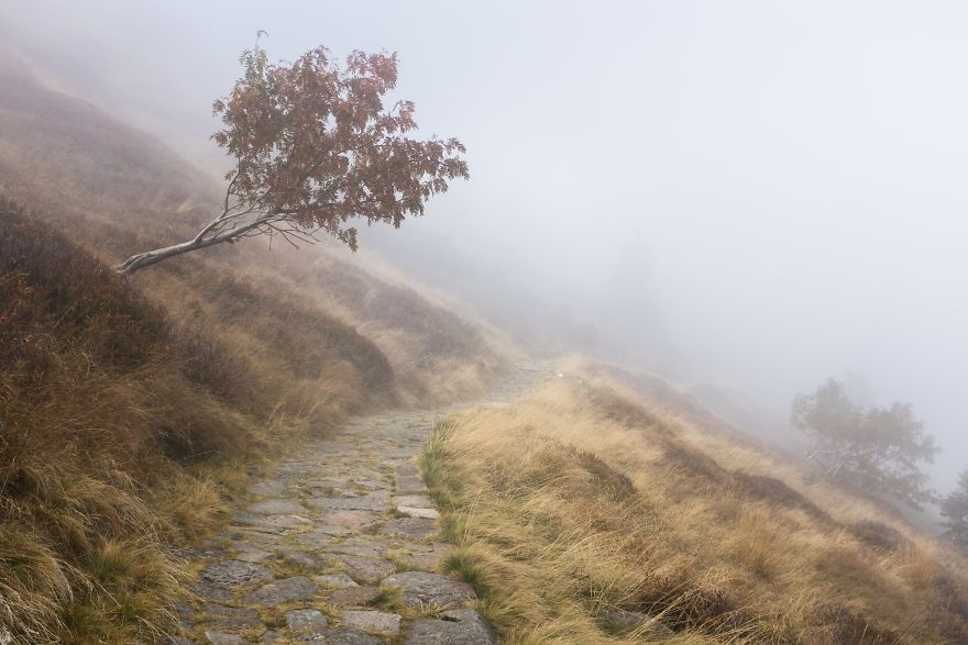 Incredible Temperature Inversion In The Karkonosze Mountains