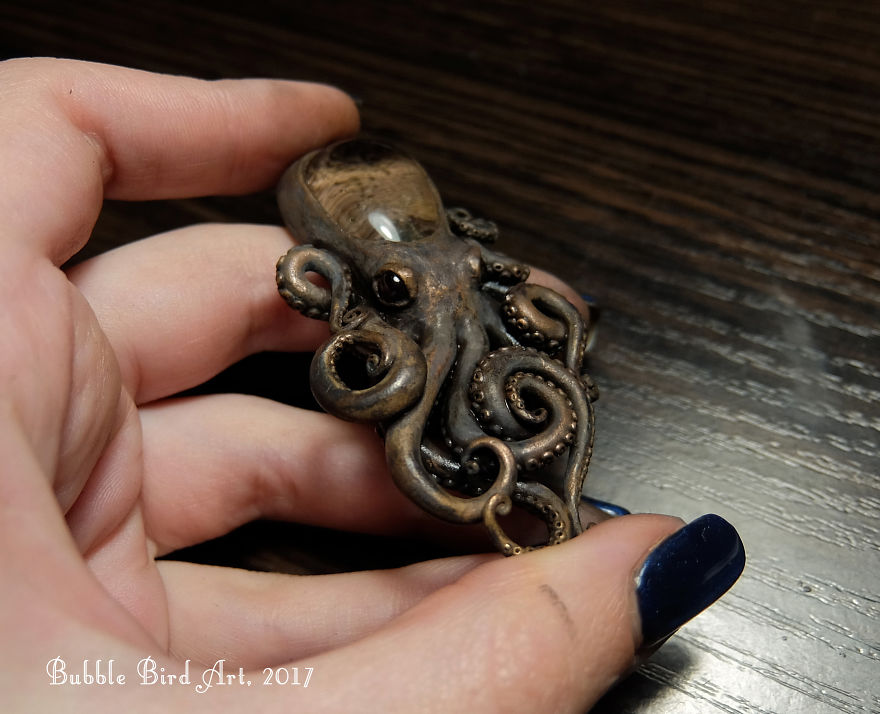 It Took For Me Almost Two Weeks To Make This Copper Electroformed Pendant