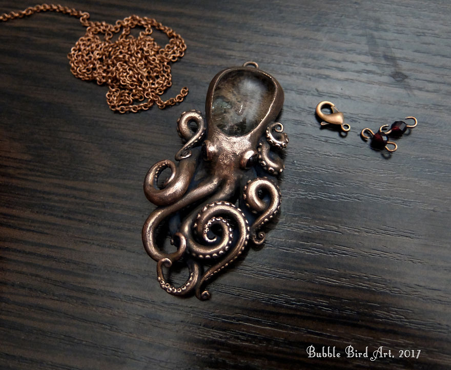 It Took For Me Almost Two Weeks To Make This Copper Electroformed Pendant