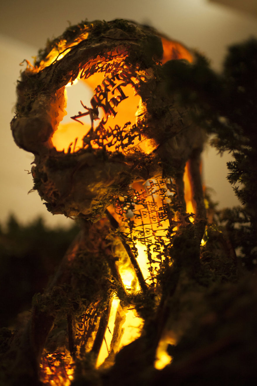 Artist Combines Nature And Technology In His Latest Sculpture Of Modern-Day Protector Artist Combines Nature And Technology In His Latest Sculpture Of Modern-Day Protector