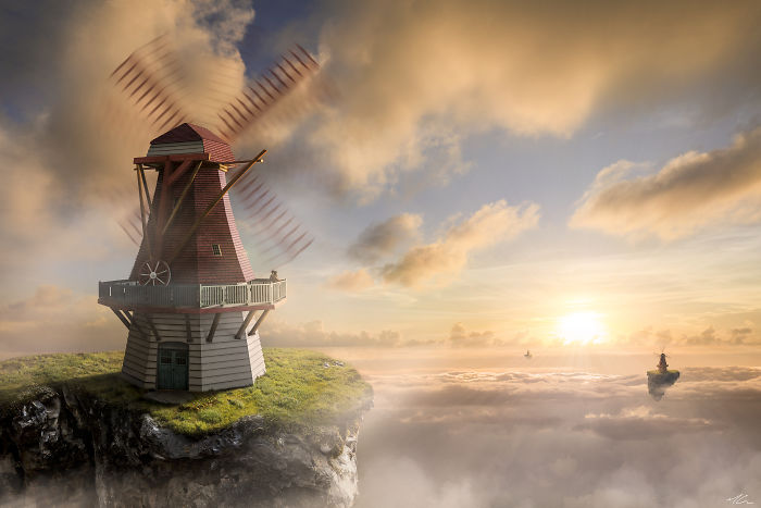 I Create Unique Photo Manipulations With Positive Messages Using Various Objects