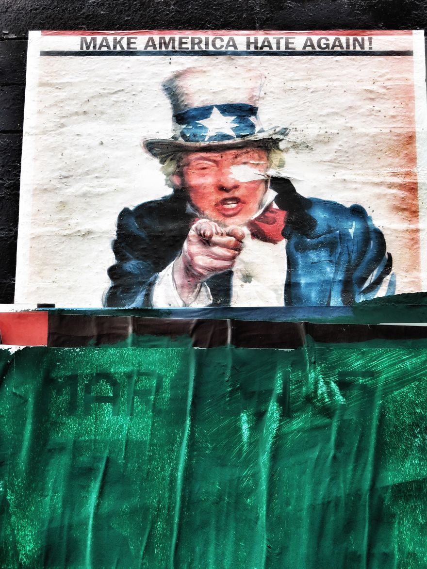 For 54 Weeks, I've Covered 'Resistance' Street Art Against Trump And I See No Sign Of Stopping Until He's Gone For 54 Weeks, I've Covered 'Resistance' Street Art Against Trump And I See No Sign Of Stopping Until He's Gone