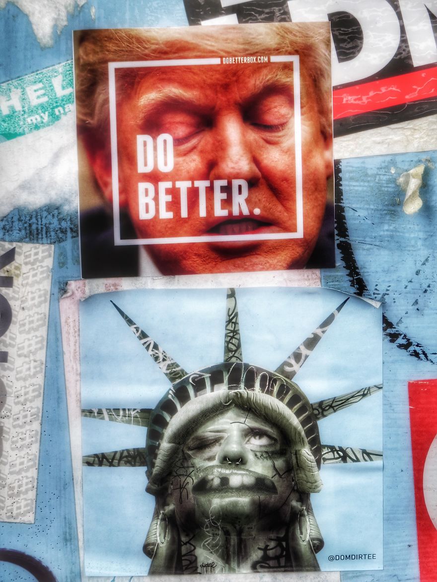 For 54 Weeks, I've Covered 'Resistance' Street Art Against Trump And I See No Sign Of Stopping Until He's Gone For 54 Weeks, I've Covered 'Resistance' Street Art Against Trump And I See No Sign Of Stopping Until He's Gone