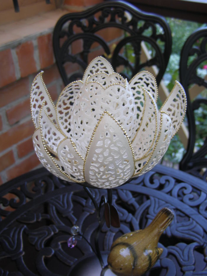 I Spend Hours Carving Eggshells Into The Most Fragile Artworks